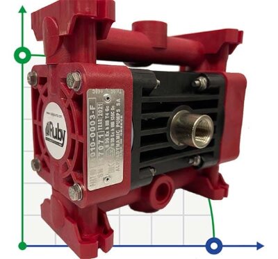 RUBY 010P-P-NTPT-F pneumatic diaphragm pump