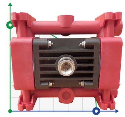 RUBY 010P-P-NTPT-E pneumatic diaphragm pump