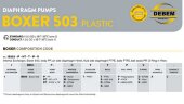 Пневматический мембранный насос BOXER 503 PVDF IB503FCMTTFV--