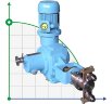 Bomba dosificadora de émbolo ND 250/16 D14B, 0,55 kW, Ex