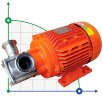AlphaDynamic AD65/01/TR/DRP 3,7kW impeller pump on a trolley, with dry running protection