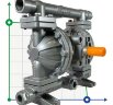 DPX 05 AL/T - Pneumatic Membrane Pump