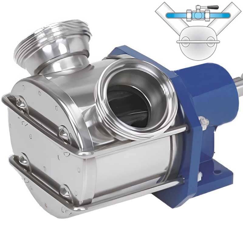 Impeller pump for glycerine transfer LIVERANI MAXI 80 S/P +BY-PASS NR 175-1400 rpm, without motor