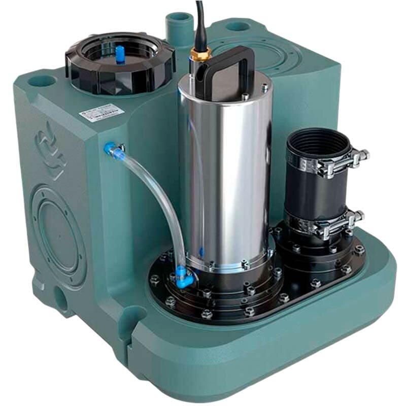 Estación de bombeo para la evacuación de aguas residuales para restaurantes, cafeterías, bares con control remoto AIZL-1500W Pro, 36/14.5, 1,5 kW, 220V, 2800 rpm