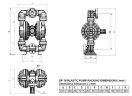 DP 15 PP/T - PB/T - pneumatische Membranpumpe