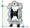 DP 15 PP/T - PB/T - pneumatische Membranpumpe