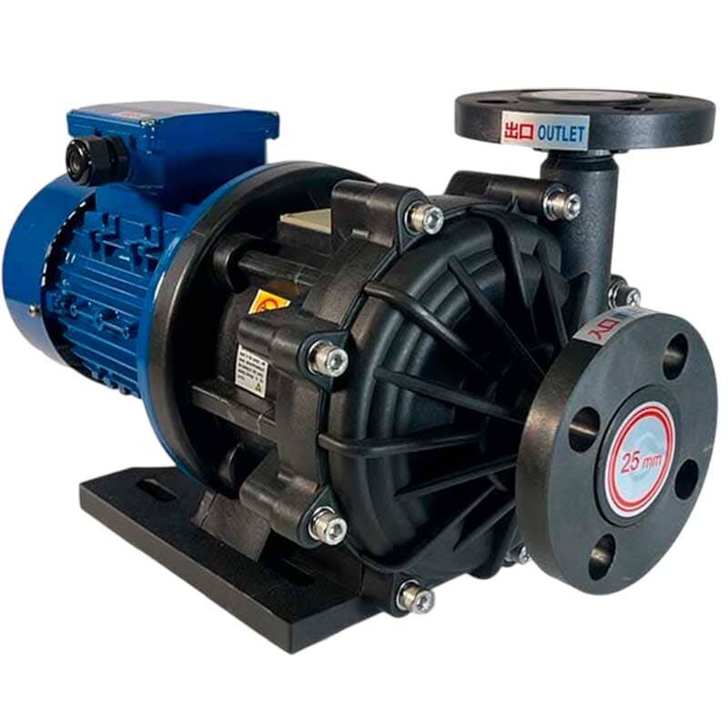 Pumpe mit Magnetkupplung QHX-F-251CSE-5V38AFAA, PPH, 117L/min, 20m, 0,75kW, 380V