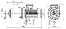 Pompa wielostopniowa do zaopatrzenia w wodę WILO MEDANA CH1-L.1604-1/E/E/10T 