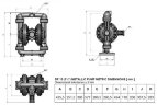 DP 15 SC/T - pneumatische Membranpumpe