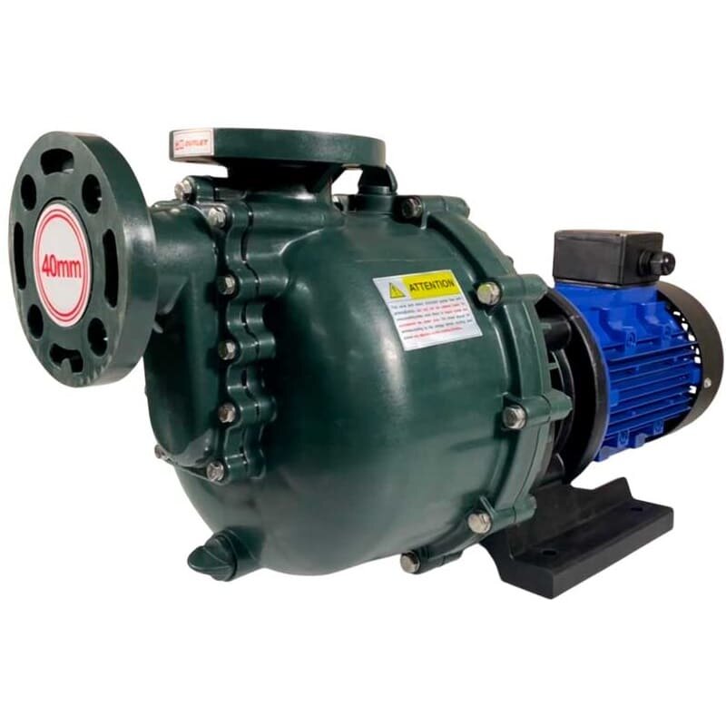 Chemiepumpe QHB-G-40022EAL-SSH5V38AGABS GFRPP, 312L/min, 16,5m, 380V, Zentrifugaler selbstansaugend