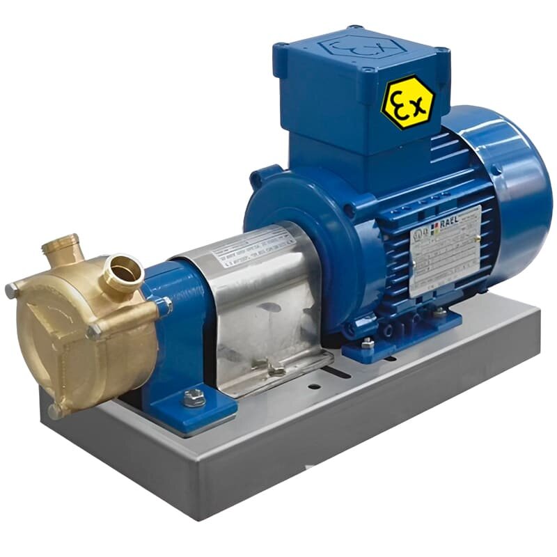Вихревой насос для перекачки морской воды LIVERANI GR ADPE SPECIAL 25, 60 л/мин, TF 0,55 кВт, 2800 об/мин, 380В, Ex, бронза
