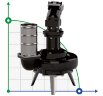 Veneroni LSI 12, 15 kW,306 m3/h pompa głębinowa z napędeм hydraulicznym