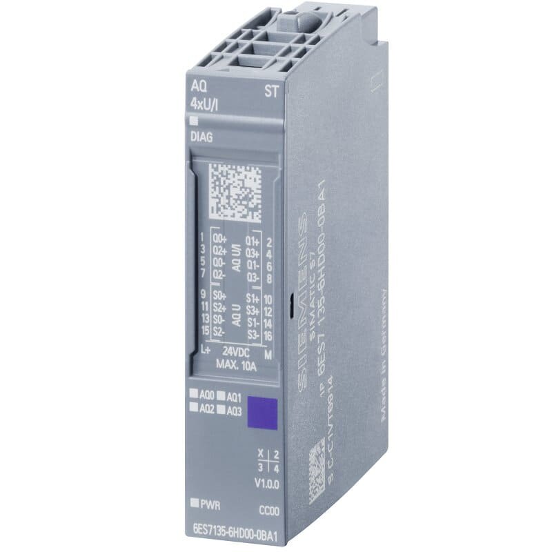6ES7135-6HD00-0BA1, SIMATIC ET 200SP, Analog output module