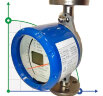 DN25 Débitmètre rotamètre acier inoxydable KLZZ PN6 (mélange d'alcool liquide C2H5OH 30%), 0.6...6.3 m3/h, 4-20mA, Ex