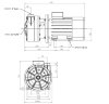 Horizontale Kreiselpumpe MB 160 PP TL-VITON
