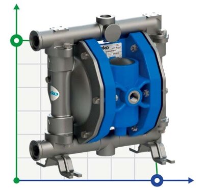 Пневматический мембранный насос SEKO Duotek AF65 AISI316