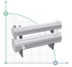 Kessel zum Heizen Doppelpunkt-100m2