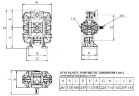 Насос для виробництва косметики DP 05 PP/TV - PB/TV