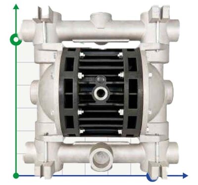 Pneumatyczna pompa membranowa BOXER 150 Alu IB150-AL-HTTRT--