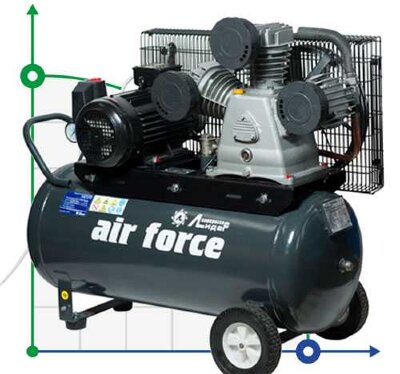 Sprężarka tłokowa Lider VKP LB-750-10-100