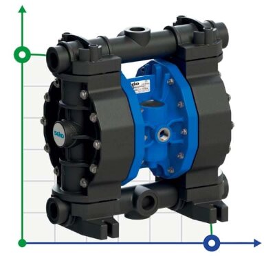 Bomba neumática de membrana SEKO Duotek AF65 PVDF