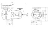 Kupar KIP 1 1/2 Zoll Zahnradpumpe für Marmelade, 0,4-4 m3/h