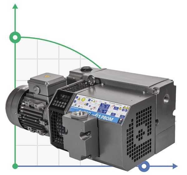 61 PBO-M vacuum pump with oil lubrication