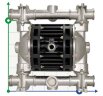 Die pneumatischen Membranpumpen BOXER 150 AISI 316 IB150-A-HTTAT--