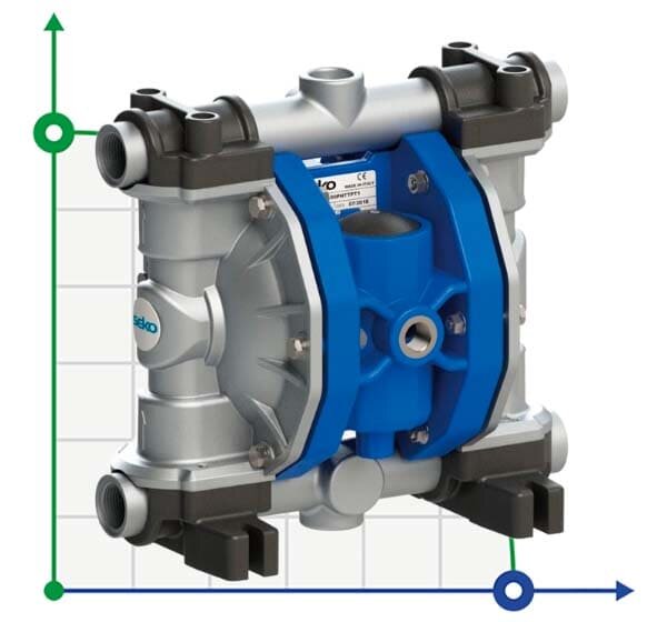 Seko Duotek AF100 ALU pneumatic diaphragm pump
