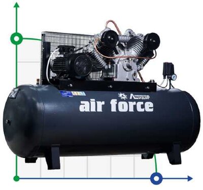 Sprężarka tłokowa Lider VKP W1100-10-500