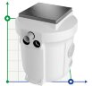 Tauchstation zum Sammeln und Heben von Abwasser mit Bedienfeld AIZL-HB750, 18/12, 0,75 kW, 220 V, 2850 U/min