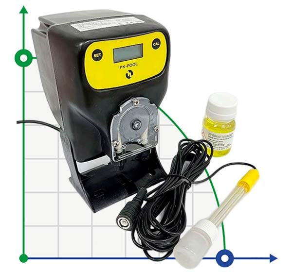 Bomba dosificadora peristáltica PK POOL Rx 0101 con controlador Rx integrado