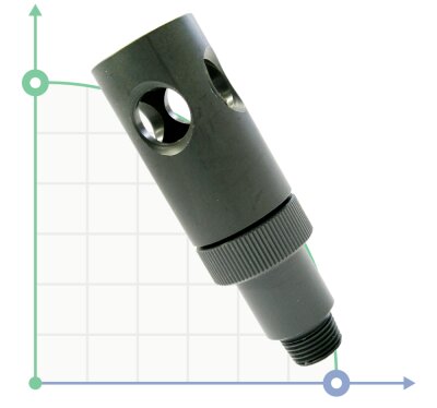 ETATRON pH/Rx electrode holder made of PVC