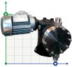 Pompe doseuse à membrane pour mélangeurs AQUA MVB, AISI 316L 170 l/h, 6 bar, 0,37 kW, 380V