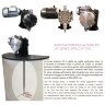 Pompe doseuse à membrane pour mélangeurs AQUA MVB, AISI 316L 170 l/h, 6 bar, 0,37 kW, 380V