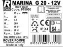 MARINA 12V - G 20 шестеренчатий насос для гідравлічного масла