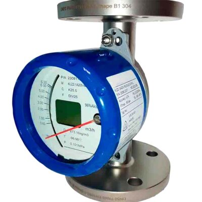 DN50 Caudalímetro de acero inoxidable rotámetro KLZZ PN40 (alcohol 40%), 0,63...6,3 m3/h, 4-20mA, Ex