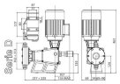 Мембранний насос-дозатор D-BA 300/5 230/1/50 0,25 - 1 фаза