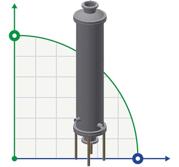 Rohrbündelwärmetauscher (Kondensator) - 5