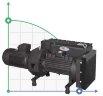500 PBO vacuum pump with oil lubrication