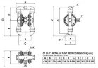 DP 20 AL/S - pneumatische Membranpumpe