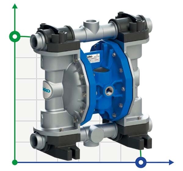 Seko Duotek AF160 ALU pneumatic diaphragm pump