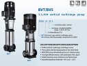 Bomba multietapa BVS 3-33, 3 kW, AISI 304