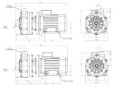 Horizontale Kreiselpumpe MB 130 PP TS-VITON