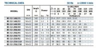 Konsolenpumpe für Wasserversorgung BS 32-200/40 (15/45,5), 4kW, 2900 ohne Motor