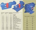 Gear pump for honey, wax EMSE EDP 1030, DN80, 30 m3/h, without motor