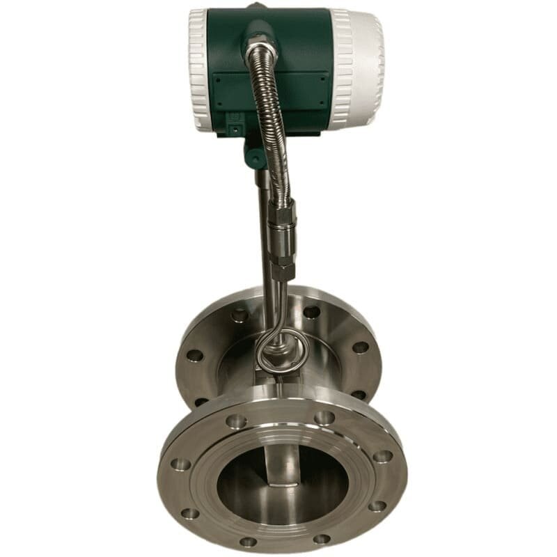 DN150 Вихревой расходомер из нержавеющей стали KLUGB DN150/PN16 RF DIN фланец, для пара 1.75-17.5 t/h <1,6 МПа, <250°C, 4-20mA, ExdIIBT6