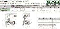 DAB EVOPLUS small 40/180 (1") 1x220-240 Y25 circulation pump with electronic control, 60231351