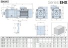 Горизонтальний багатоступеневий насос EHX 15/5, 4 кВт, 25 м3/год, 73м, 380V/T, AISI 304 (EBARA MATRIX)