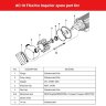 AlphaDynamic AD50/03/TR 4kW impeller pump with mechanical variator, mobile
